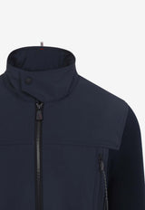 High-Neck Zip-Up Jacket