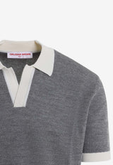 Horton Wool-Blend Polo T-shirt