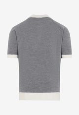 Horton Wool-Blend Polo T-shirt