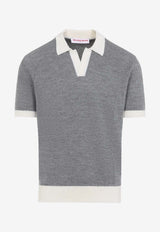 Horton Wool-Blend Polo T-shirt
