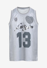 Logo Sports Sleeveless Jersey T-shirt