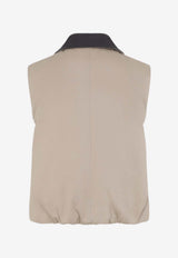 Padded Reversible Down Vest
