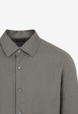 Linen Long-Sleeved Shirt