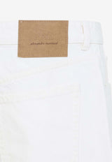Logo Patch Wide-Leg Denim Pants