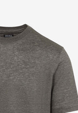 Oasi Linen Crewneck T-shirt