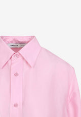 Long-Sleeved Silk Shirt