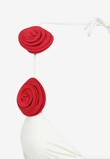 Ashar 3D Flower Halterneck Bikini