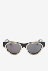 Anagram Swan Cat-Eye Sunglasses