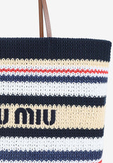 Knitted Logo Tote Bag