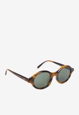 Epsilon Slim Round Sunglasses