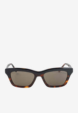 Sigma Slim Rectangular Sunglasses