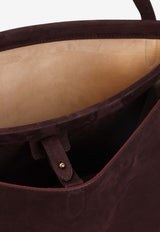 Pocket 25 Suede Shoulder Bag