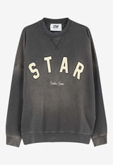 Golden Goose DB STAR Patch Faded Sweatshirt Gray GUP02713P00241760666_CHARCOAL_41114677