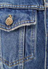 Golden Goose DB Washed Denim Slim Jacket Blue GWP00846P00062150100_Blue_41114641