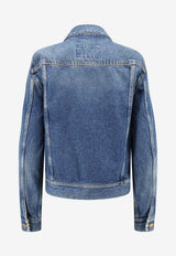 Golden Goose DB Washed Denim Slim Jacket Blue GWP00846P00062150100_Blue_41114641