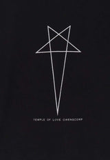 Rick Owens DRKSHDW Pentagram Oversized T-shirt Black DU01F4274RIGEP30911_BLACK MILK_54407862