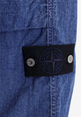 Stone Island Straight-Leg Elasticated Jeans Blue L1S143100001S0J19V0021_Blue_56807544