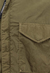C.P. Company Logo-Patched Zip-Up Jacket Green RSCMOS710A005904G683_IVY GREEN_44824393