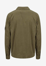 C.P. Company Logo-Patched Zip-Up Jacket Green RSCMOS710A005904G683_IVY GREEN_44824393