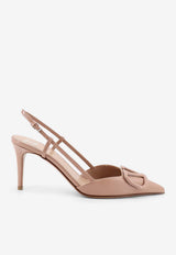Valentino VLogo 80 Patent Leather Slingback Pumps Pink 8W0S0R01TMKGF9_ROSE CANNELLE_42176827