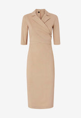 PINKO Allyson Midi Dress Beige 106499A34ID41_Beige_44129954