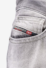 Diesel Washed Straight-Leg Jeans Gray A2385809P2802_BLACK DENIM_44131691