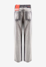 Diesel Washed Straight-Leg Jeans Gray A2385809P2802_BLACK DENIM_44131691