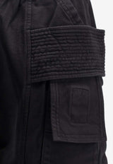 Rick Owens DRKSHDW Cargo Straight-Leg Pants Black DU01F4376RIG09_Black_54407887
