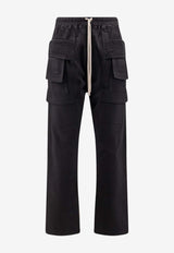 Rick Owens DRKSHDW Cargo Straight-Leg Pants Black DU01F4376RIG09_Black_54407887