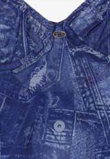 Diesel Denim Sleeveless Top Blue A212040CJBM8IX_Grey_44131709