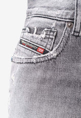 Diesel Denim Bermuda Shorts Gray A0355709P0802_Grey_44131716