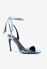 The Attico Ora 95 Metallic Leather Sandals Blue 260WSH00899LBT070AA024_Blue_49751005