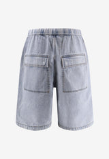 Entire Studios Elasticated Bermuda Shorts Blue ESSS26SH012596261_OLD BLUE_58116743