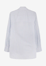SEAFARER Tara Striped Buttoned Shirt White SWC0093TCF01400009052_White_54423195