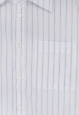 SEAFARER Tara Striped Buttoned Shirt White SWC0093TCF01400009052_White_54423195