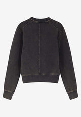 Entire Studios Crewneck Pullover Sweatshirt Black ESSS26TO010120392_washed black_58116747
