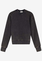 Entire Studios Crewneck Pullover Sweatshirt Black ESSS26TO010120392_washed black_58116747