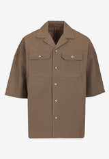 Rick Owens DRKSHDW Tommy Solid Shirt Brown DU01F4290CR34_DUST_54407902