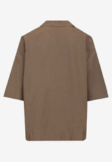 Rick Owens DRKSHDW Tommy Solid Shirt Brown DU01F4290CR34_DUST_54407902