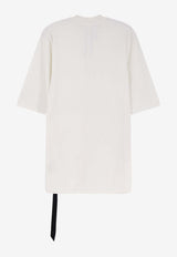 Rick Owens DRKSHDW Pentagram Oversized T-shirt White DU01F4274RIGEP31109_MILK BLACK_54407905