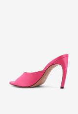 The Attico Betta 95 Satin Mules Pink 260WSH00886EEE106AA149_WARM FUCHSIA_49751043