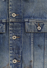 Rick Owens DRKSHDW Distressed Denim Vest Blue DL01F1798HKWJP146_VINTAGE WASH_54407906