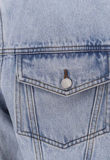 Entire Studios Buttoned Denim Jacket Blue ESSS26JA012596261_OLD BLUE_58116753