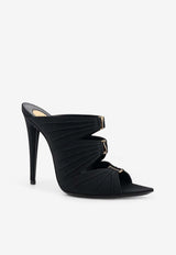 Saint Laurent Emilie 110 Crystal Embellished Satin Mules Black 859545AAF4G1097_NERO/CRYSTAL+LIGHT B_44132739