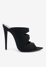 Saint Laurent Emilie 110 Crystal Embellished Satin Mules Black 859545AAF4G1097_NERO/CRYSTAL+LIGHT B_44132739