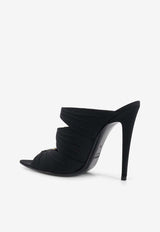 Saint Laurent Emilie 110 Crystal Embellished Satin Mules Black 859545AAF4G1097_NERO/CRYSTAL+LIGHT B_44132739