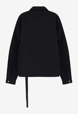 Rick Owens DRKSHDW Denim Buttoned Jacket Black DU01F4783CVS09_Black_54407908