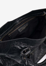 Balenciaga Medium Le City Leather Handbag Black 8657602ACFH1000_Black_48028955