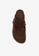 Birkenstock Boston Suede Flat Mules Brown 1031637CARAFE TONAL_Brown_54417819