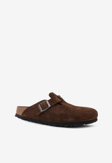 Birkenstock Boston Suede Flat Mules Brown 1031637CARAFE TONAL_Brown_54417819